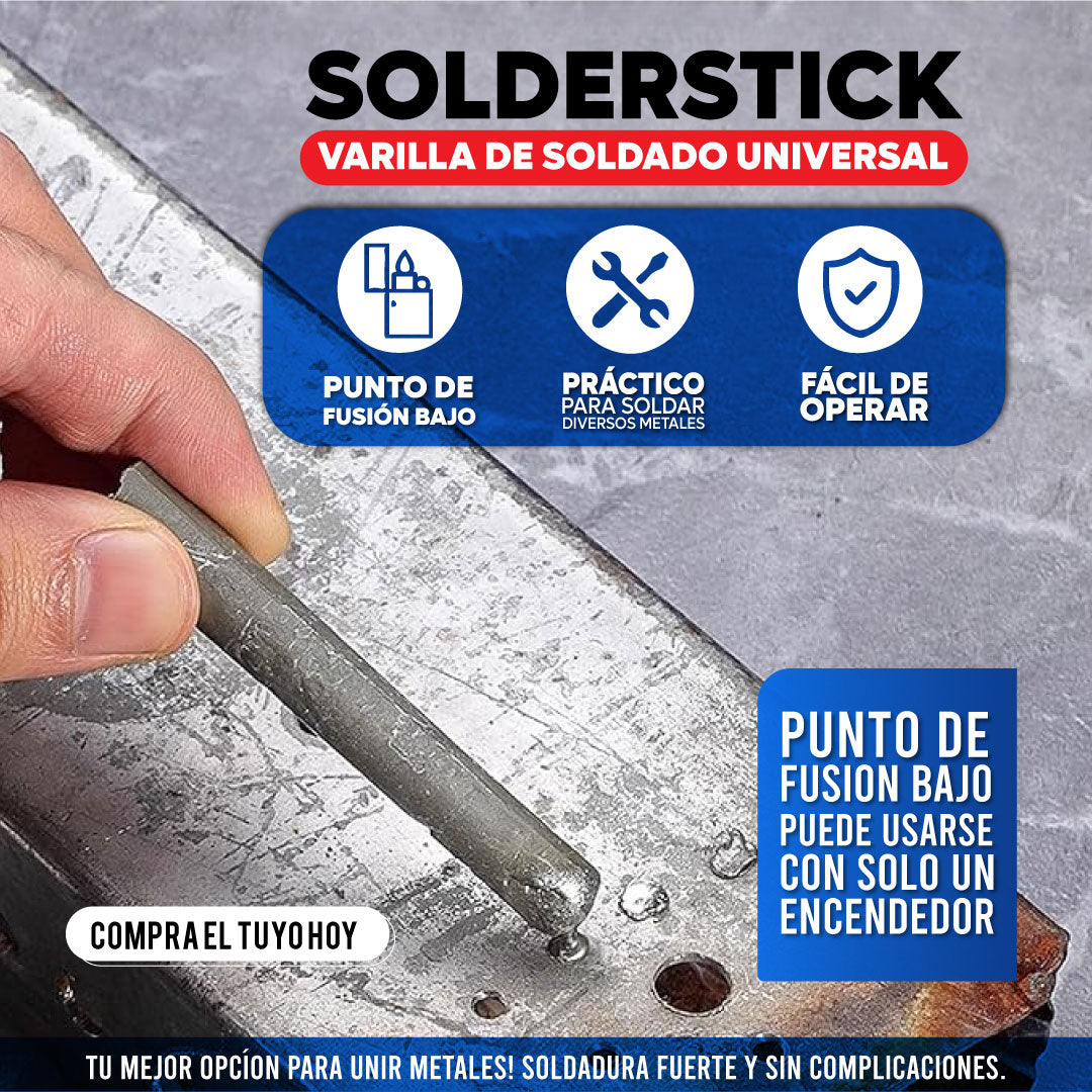 Solderstick - Varillas de soldadura universal de baja temperatura 👨🏭Set x6👨🏭