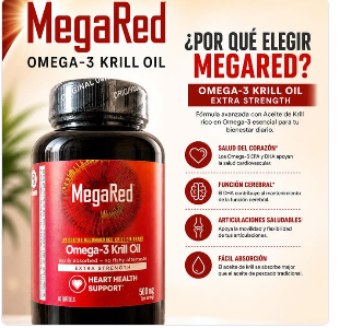 🔥 MegaRed Omega 3 + Envío Gratis 🎁Salud del corazón, energía y bienestar celular🔥