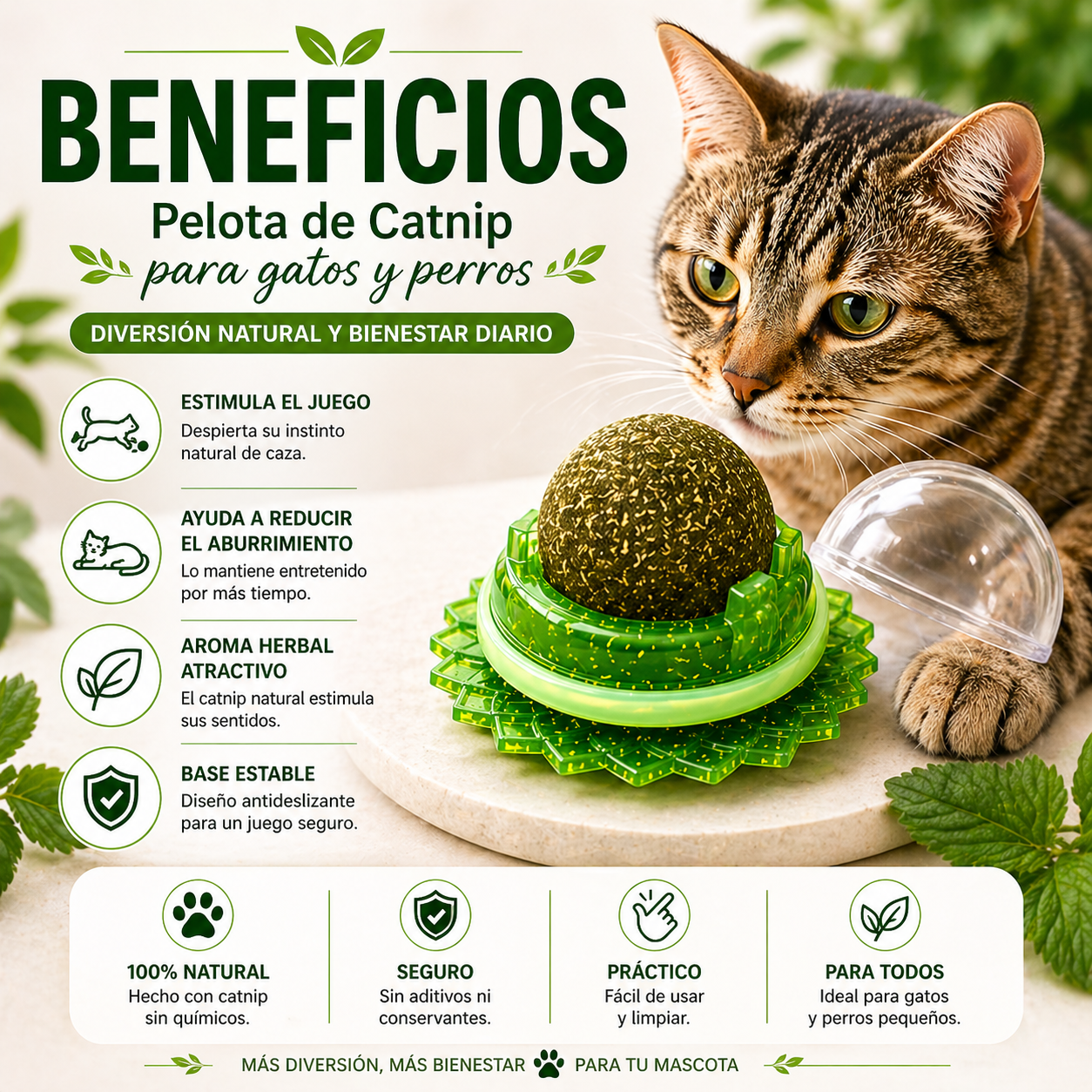 🐱🐱ULTIMAS UNIDADES🐱🐱- PELOTA CATNIP PARA GATOS- 🎁ENVIO GRATIS🎁