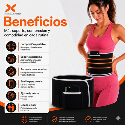 ULTIMAS UNIDADES-🔥FAJA CON BOLSILLO🔥-ENVIO GRATIS 🎁