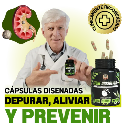 Stone Dissolver™ - Disuelve Cálculos, Alivia Dolor y Mejora el Flujo Urinario