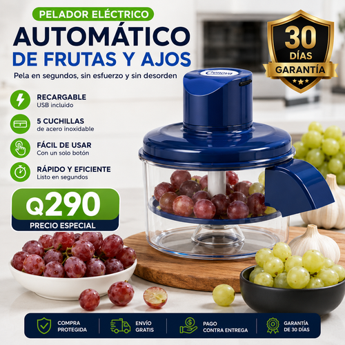 Pelador eléctrico de Frutas y Verduras- Adiós Manos Cansadas-Envío Gratis🎁