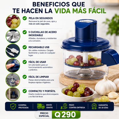 Pelador eléctrico de Frutas y Verduras- Adiós Manos Cansadas-Envío Gratis🎁