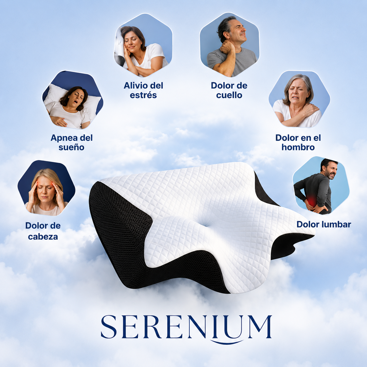 Di adiós al dolor cervical-Almohada ORTHOSLEEP-Envío Gratis 🎁