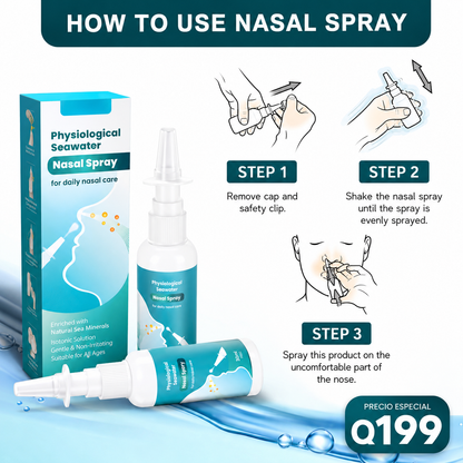 Sray Nasal (Physiological Seawater))-Despeja tu nariz y respira tranquilo-ENVIO GRATIS🎁