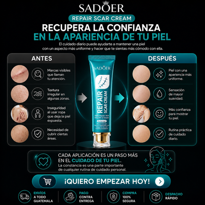 Adiós a las Cicatrices! — SADOER Repair Cream + Envío Gratis🎁