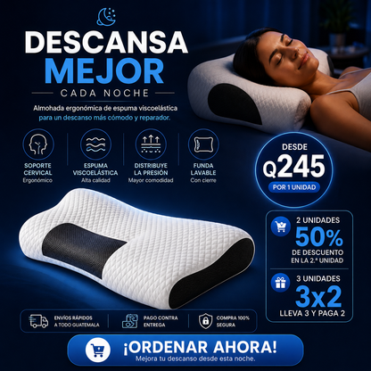 Di adiós al dolor cervical-Almohada ORTHOSLEEP-Envío Gratis 🎁