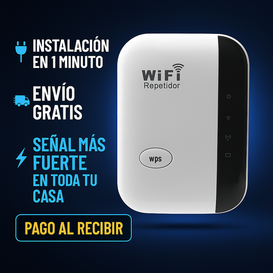 📶Repetidor WiFi Hogar – Amplía tu Cobertura – Señal Estable en Toda la Casa en 1 Minuto+Envío Gratis🎁