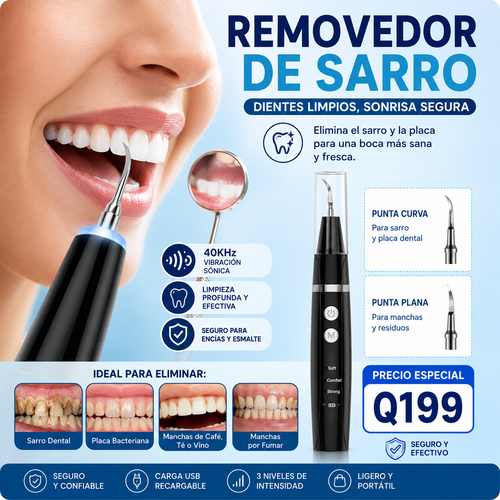 Limpiador Dental de Sarro Portátil - DentalClean Pro™