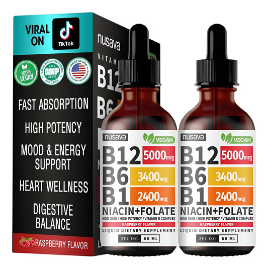 🔥SUPLEMENTO LÍQUIDO DE VITAMINA B12 CON FRAMBUESA🔥- OFERTA-ENVIO GRATIS🎁