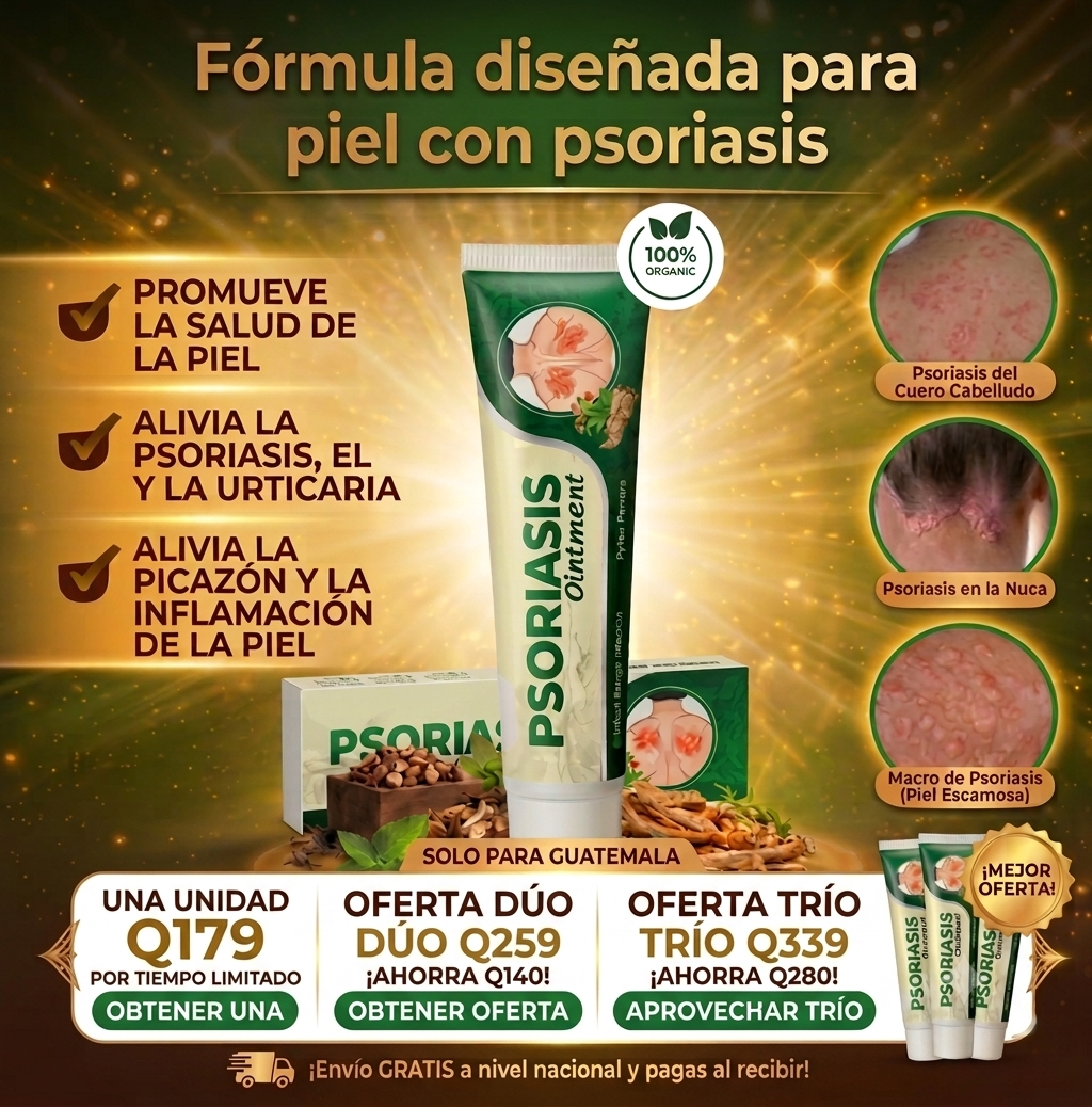 ULTIMAS UNIDADES🔥 - CREMA PARA PSORIASIS - MEJORA TU PIEL Y CALIDAD DE VIDA + ENVÍO GRATIS🎁