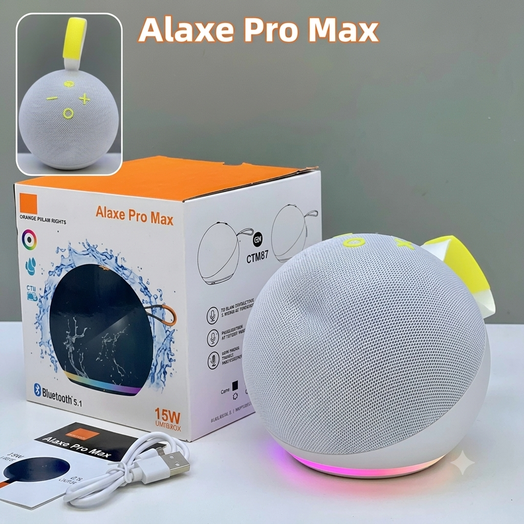 Parlante portátil Inteligente Alexa™ Potencia tu Música en Cualquier Lugar + ENVÍO GRATIS