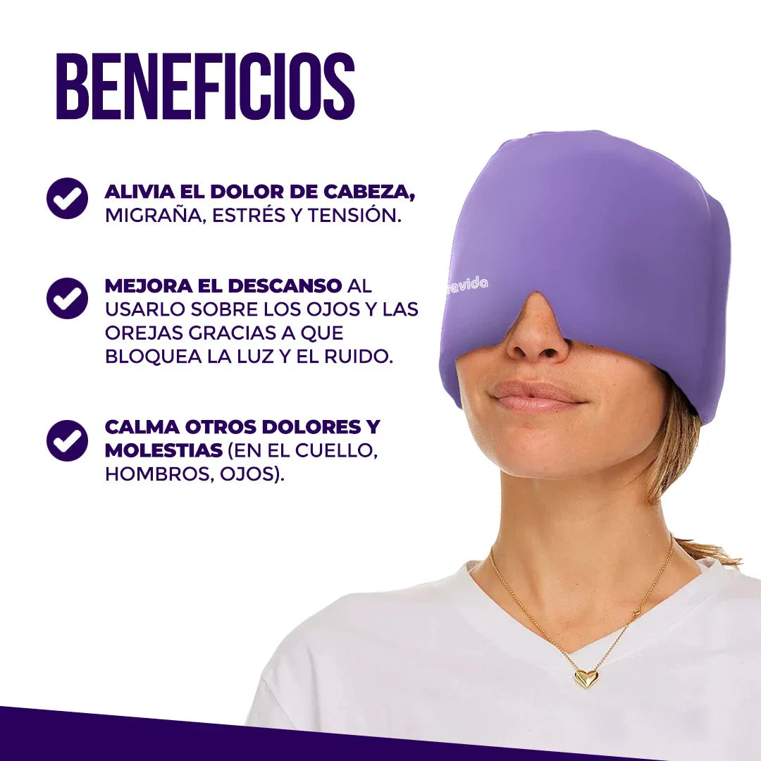 ULTIMAS UNIDADES😍-GORRO TERAPÉUTICO FRÍO/CALOR- ALIVIA TU MIGRAÑA+ENVIO GRATIS🎁