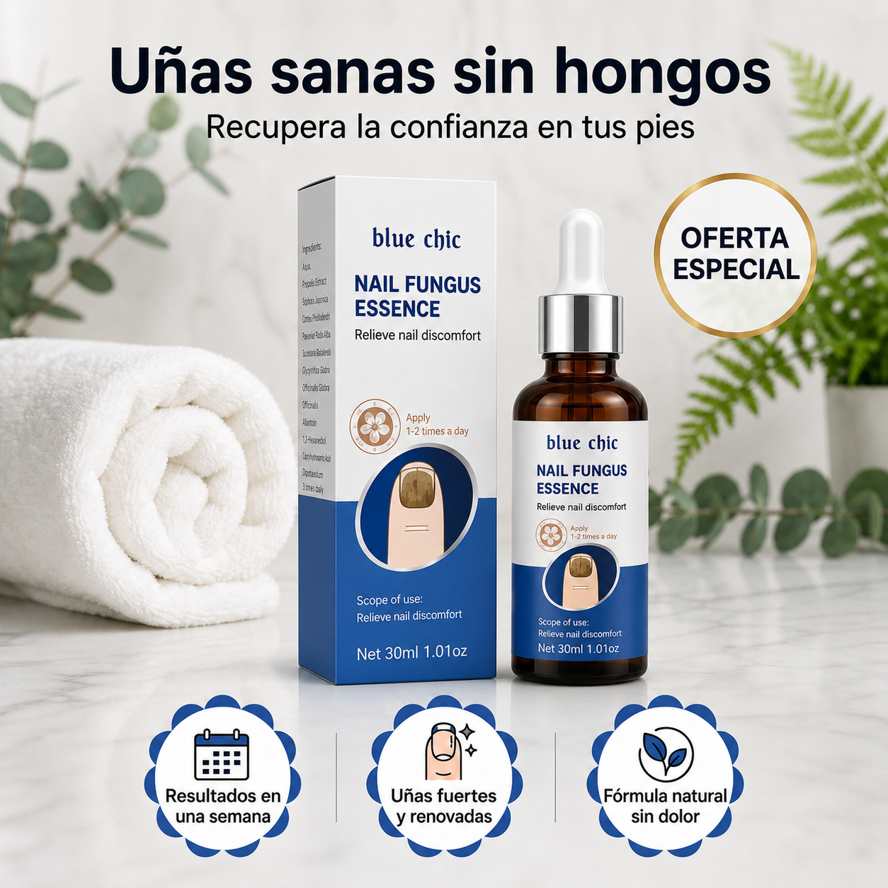 Nail Fungus Essence | Tratamiento para mejorar uñas con hongos - "Elimina los Hongos y Evita que Regresen"