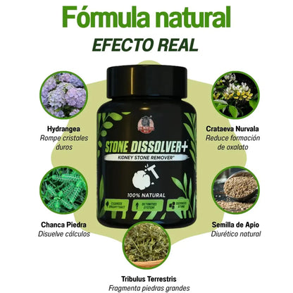 Stone Dissolver™ - Disuelve Cálculos, Alivia Dolor y Mejora el Flujo Urinario