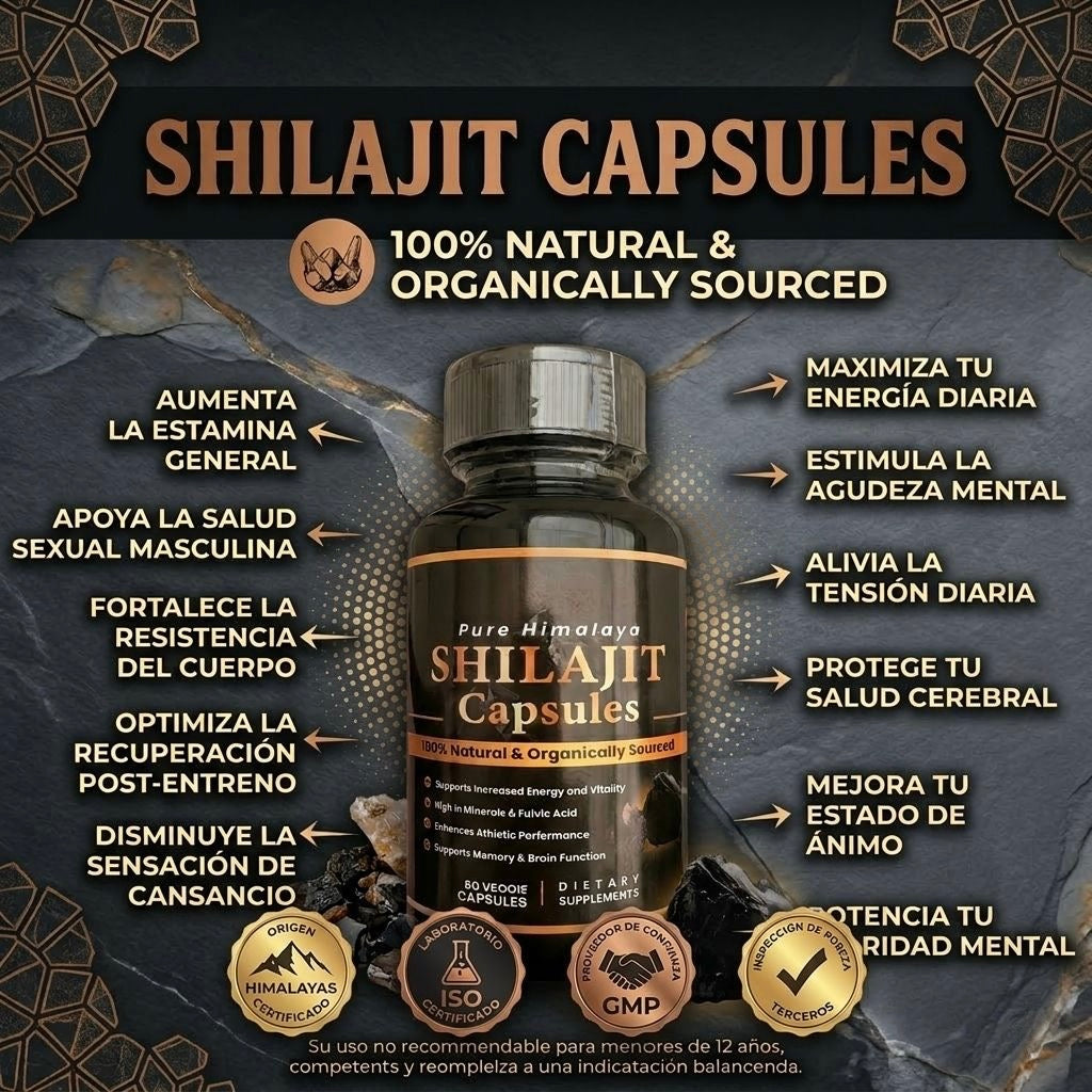 🔥 ALTA DEMANDA-SHILAJIT (120 gr)-ENVIO GRATIS🎁